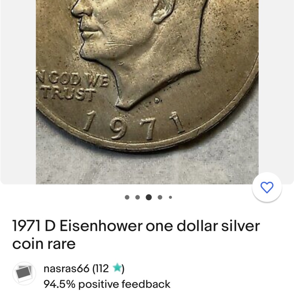 One dollar 1971 - Picture 4 of 8